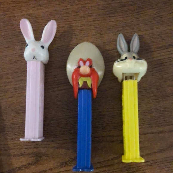 pez Other - Rare PEZ Yosemite Sam Bugs bunny and Easter bunny dispensers